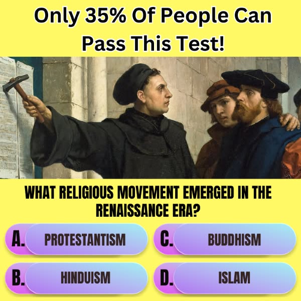 Calling all history lovers! Can you master the trivia of the Renaissance? Test your skills and relive the age of genius!