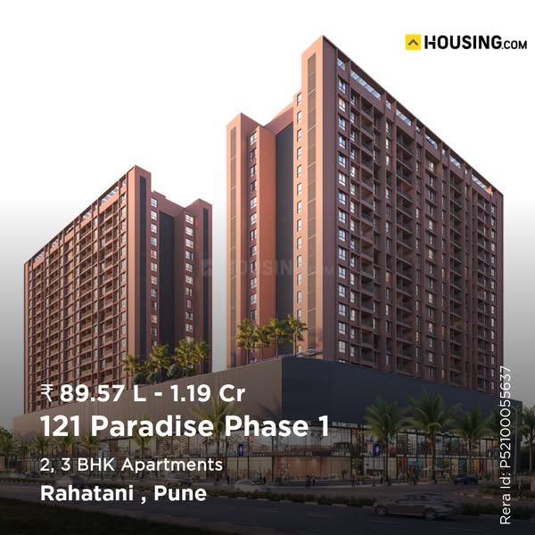 2, 3 BHK starting ₹89.57L